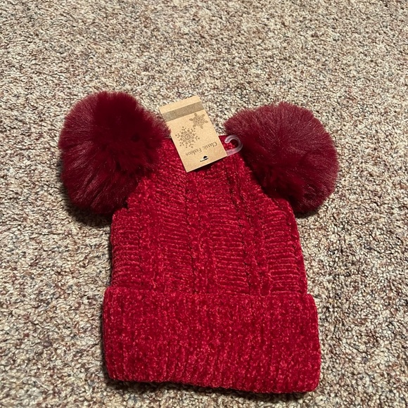 Toddler Girls Pom Pom Hat - Picture 1 of 1